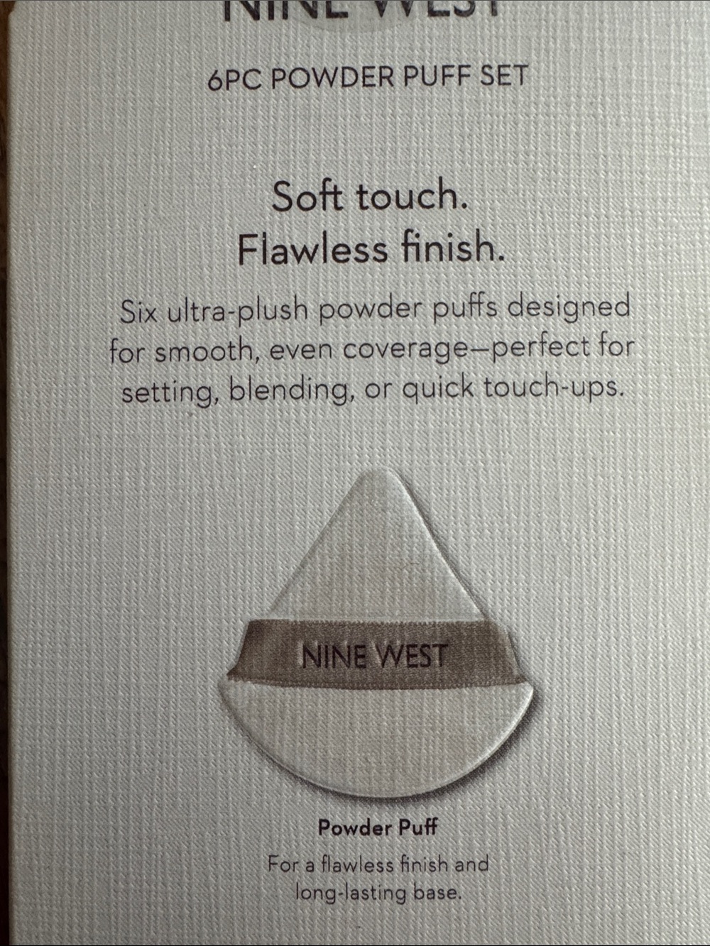 Nine West 6 Piece Powder Puff Set - Picture 3 of 3